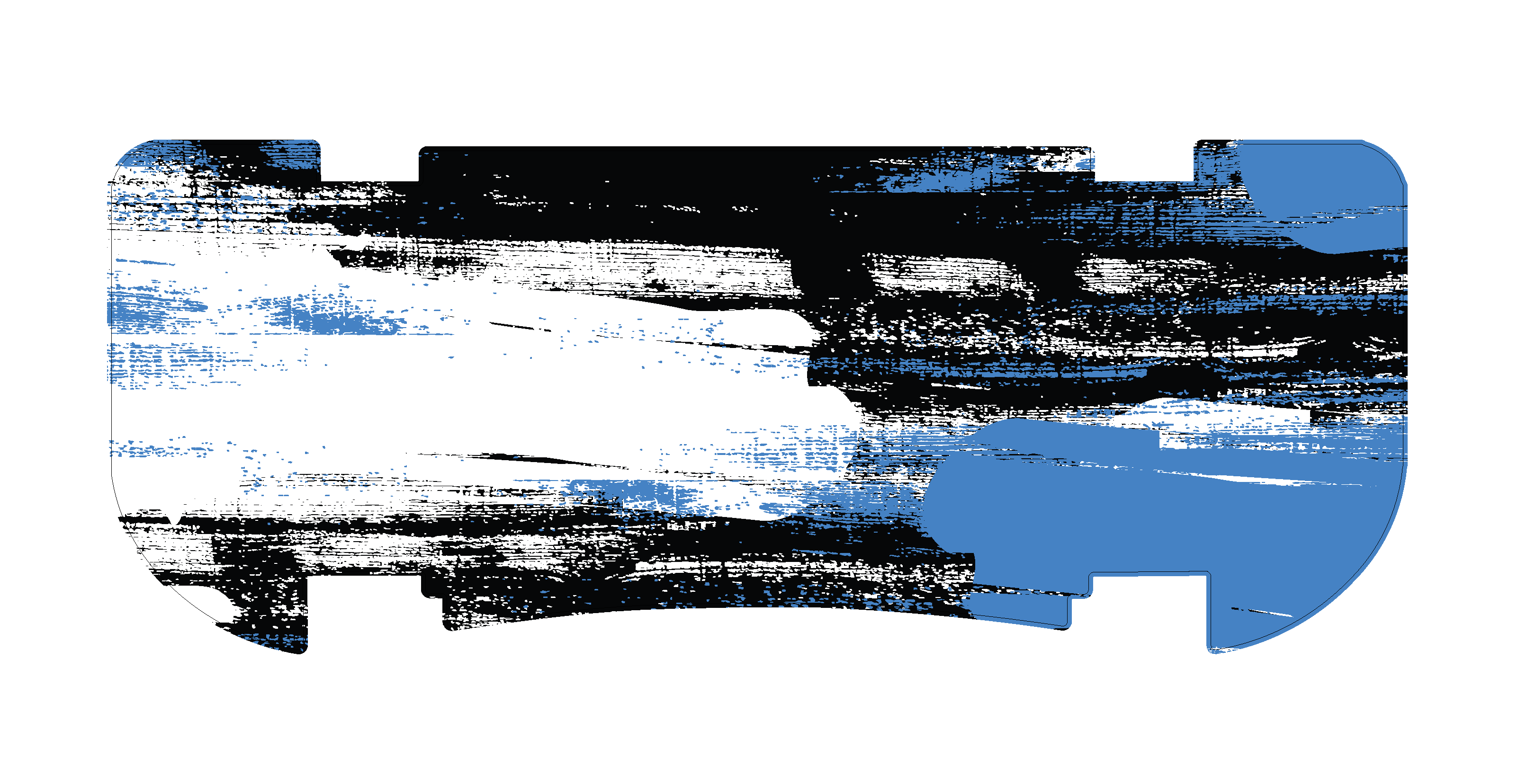 Blue Strike Rear Step Mat