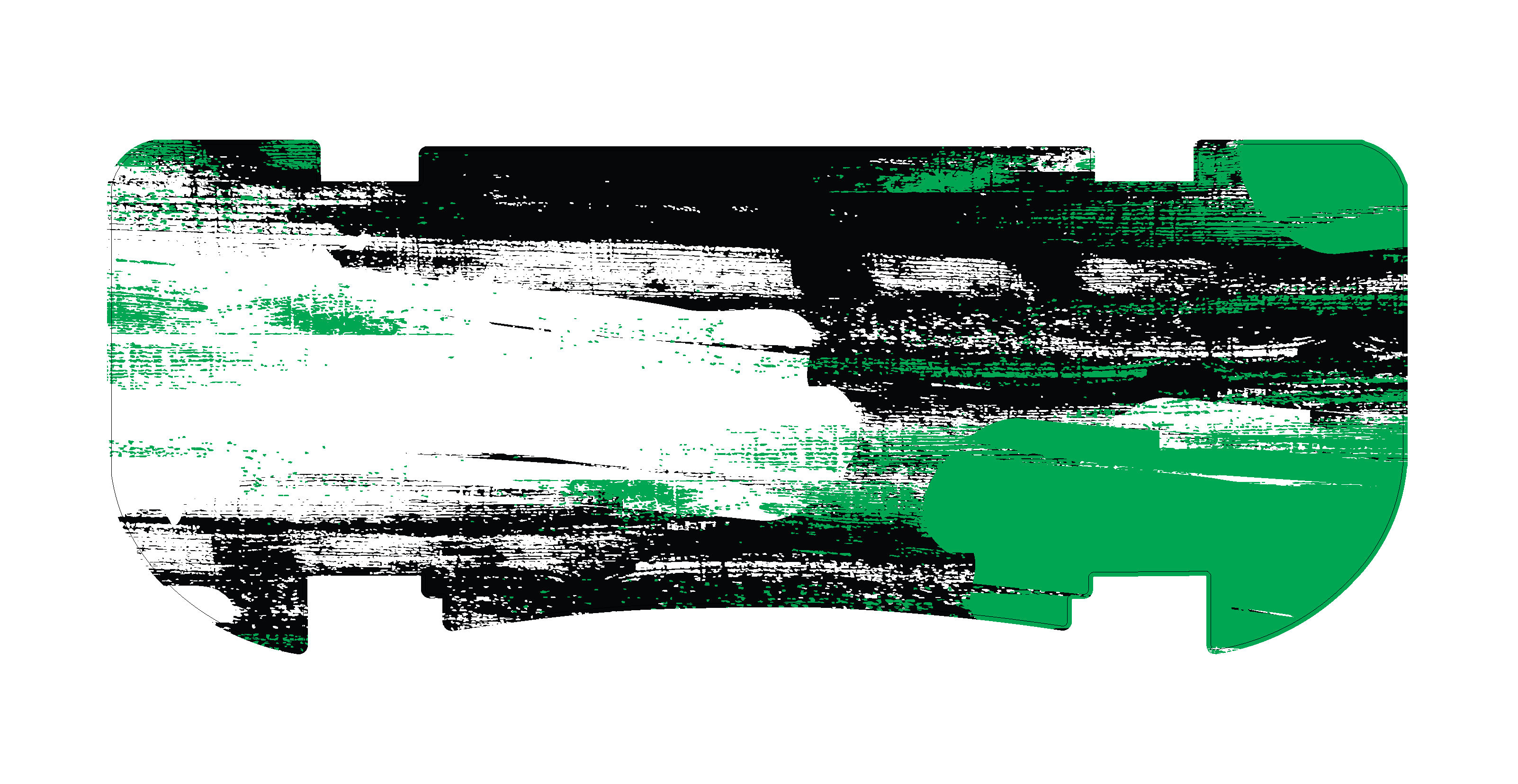 Green Strike Rear Step Mat