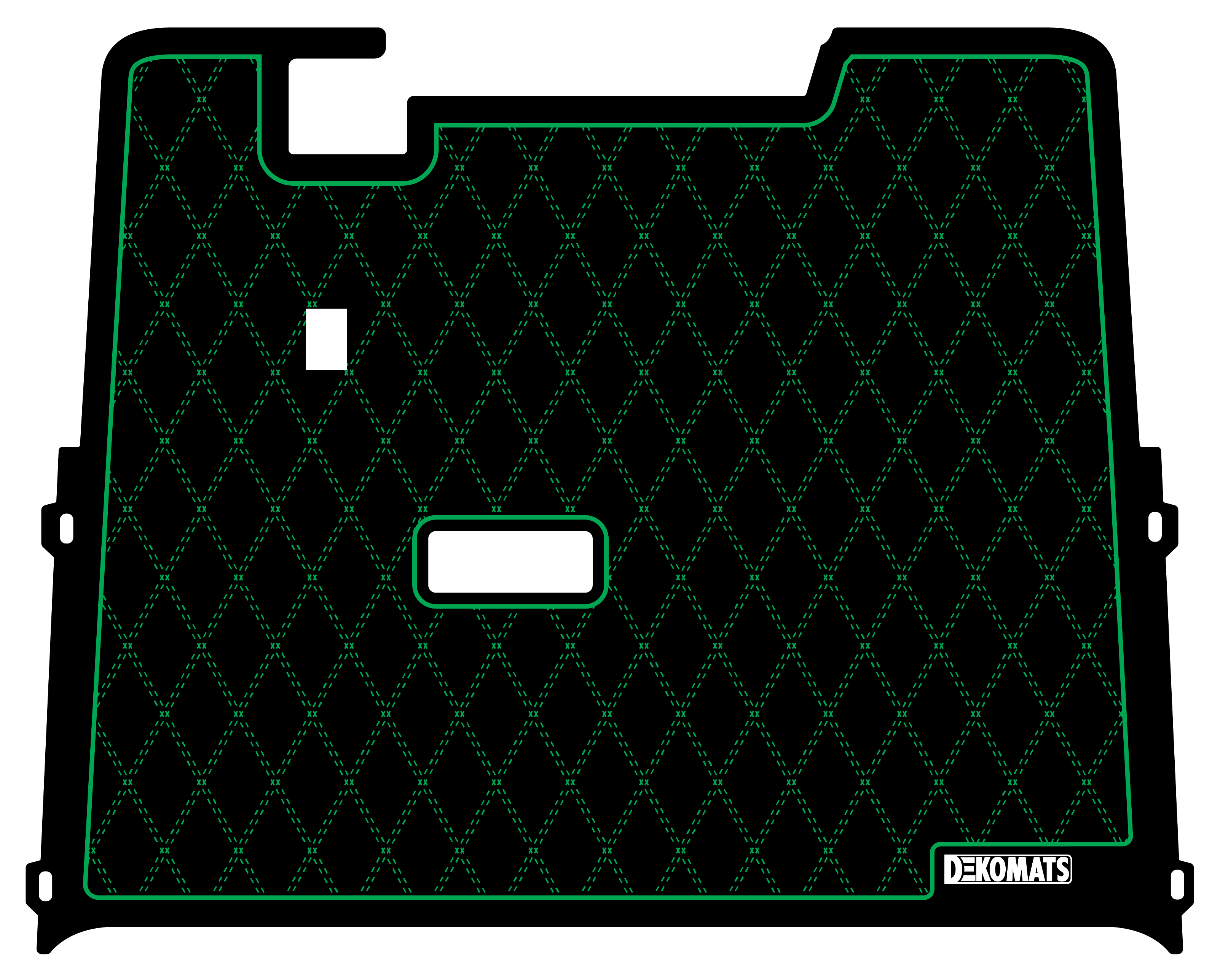 Green Diamond Stitch