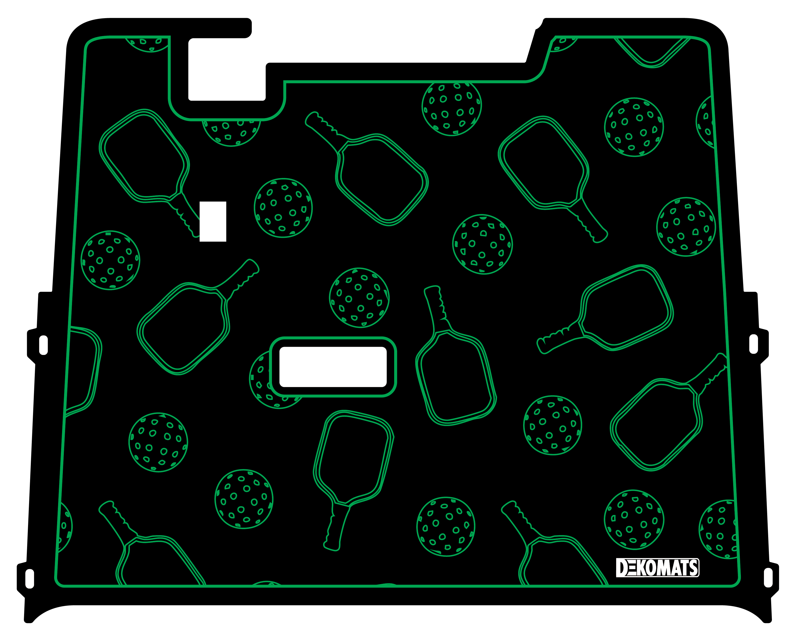 Green Pickleball Icons