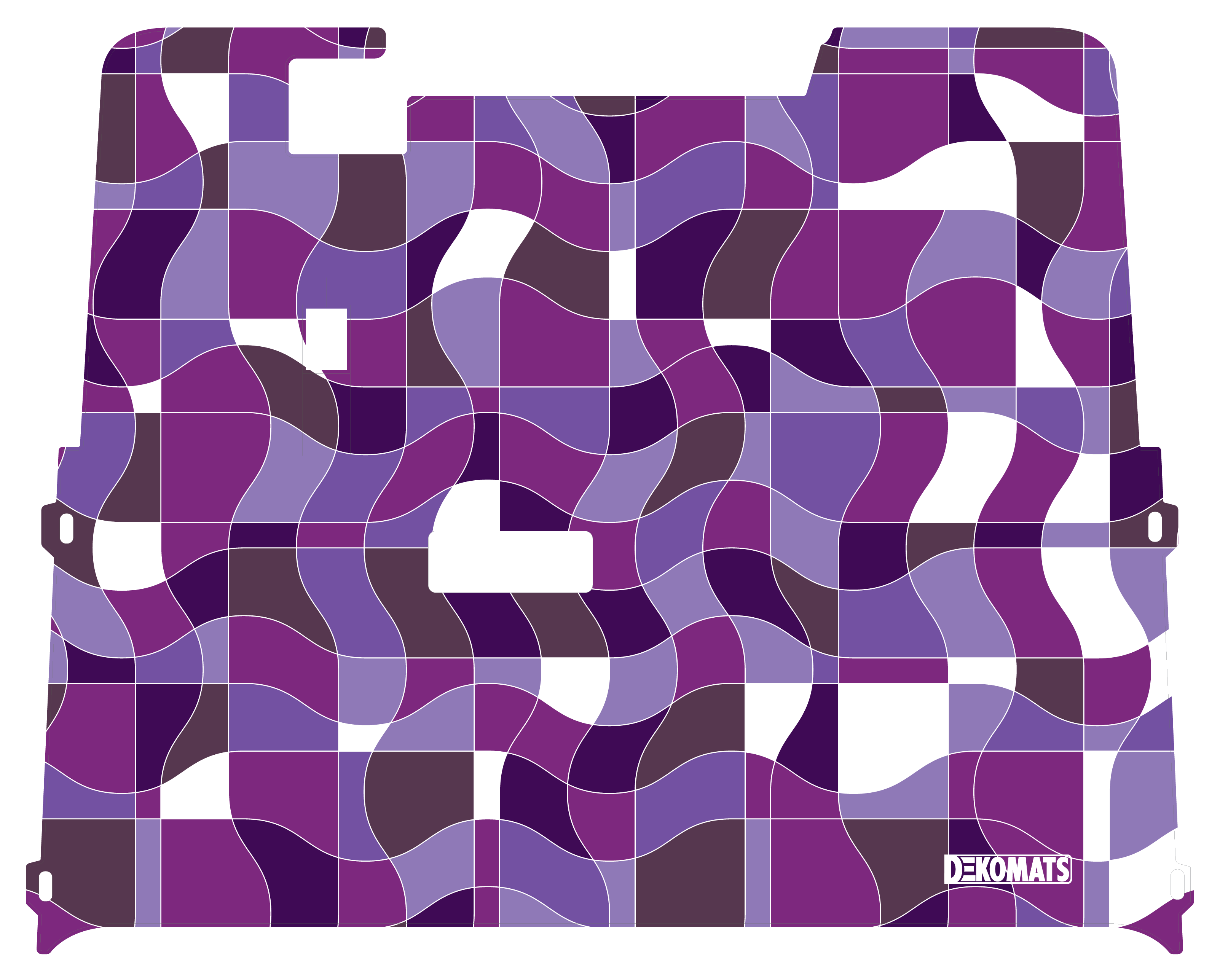 Purple Geometric