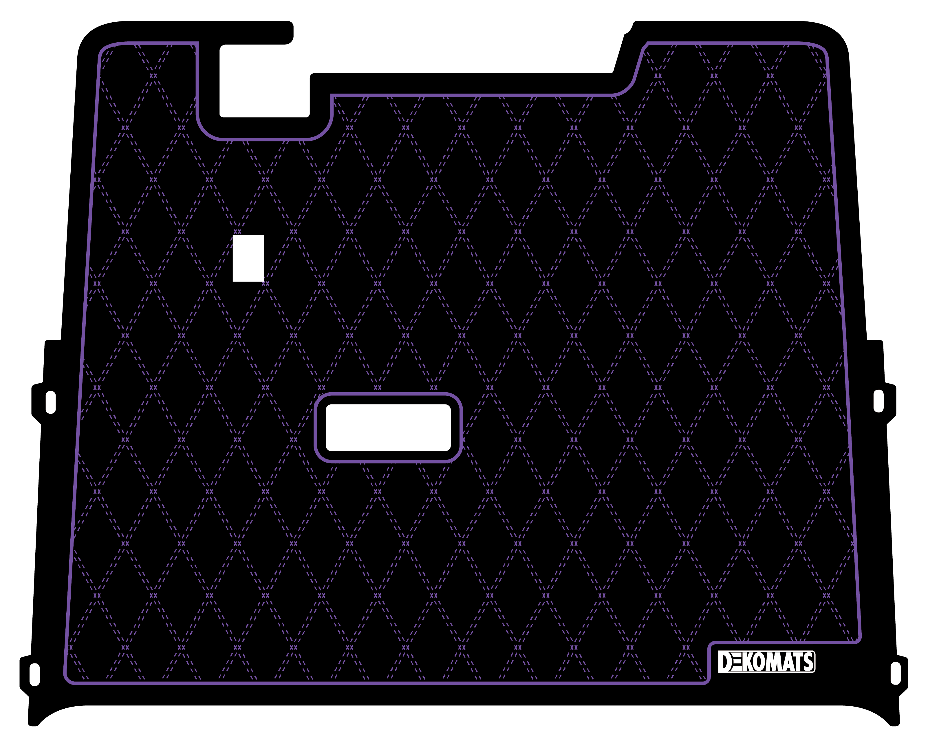 Purple Diamond Stitch