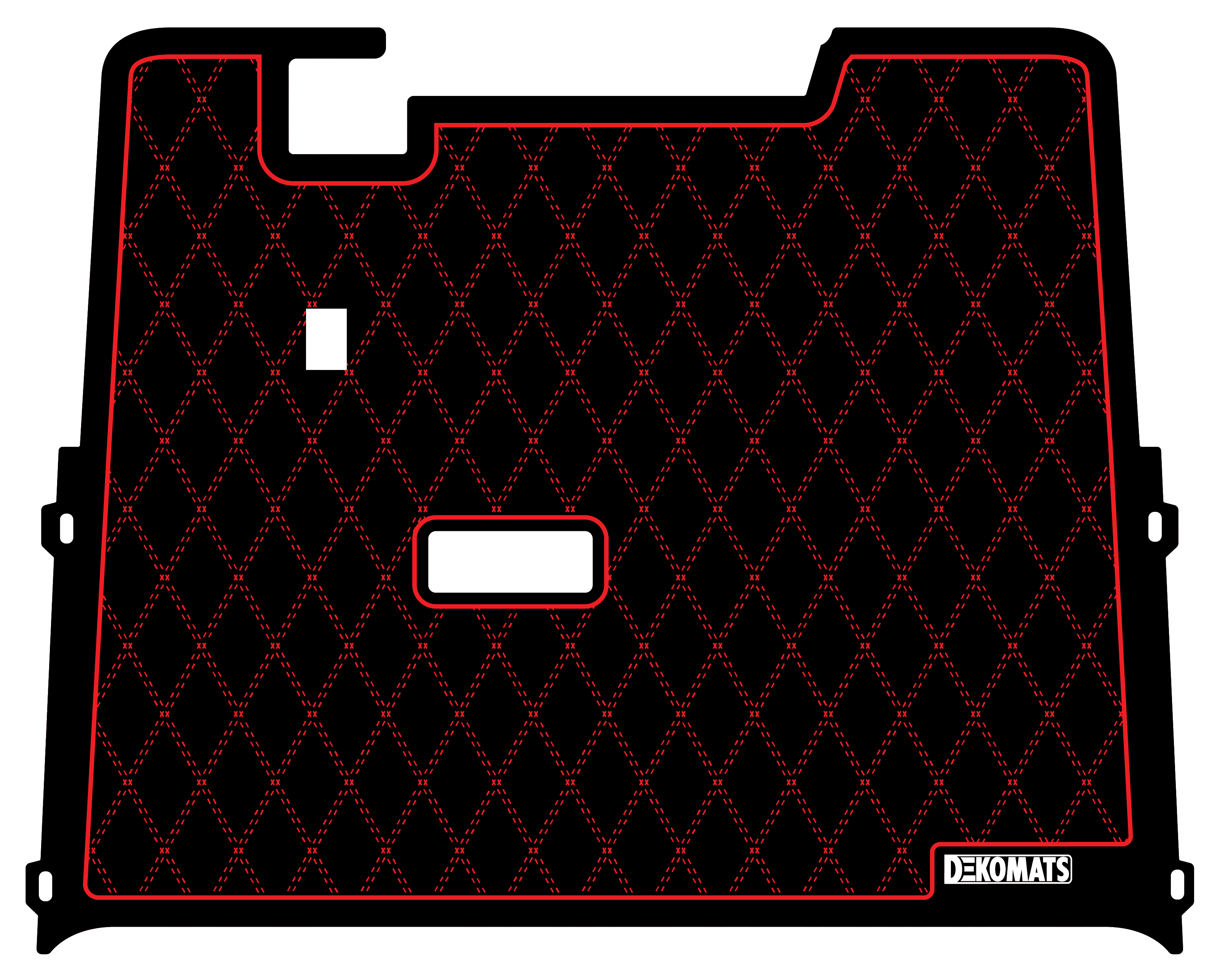 Red Diamond Stitch