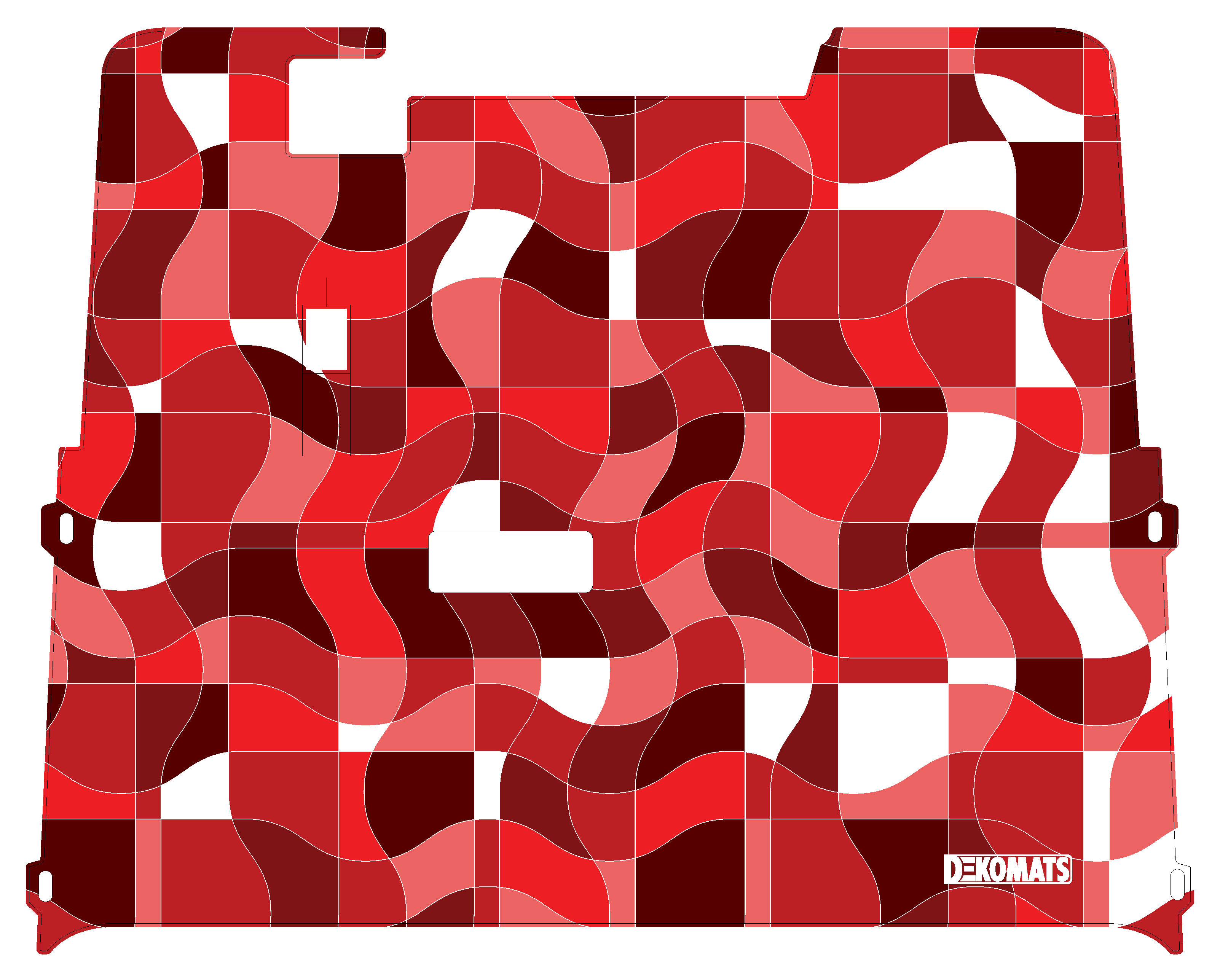 Red Geometric