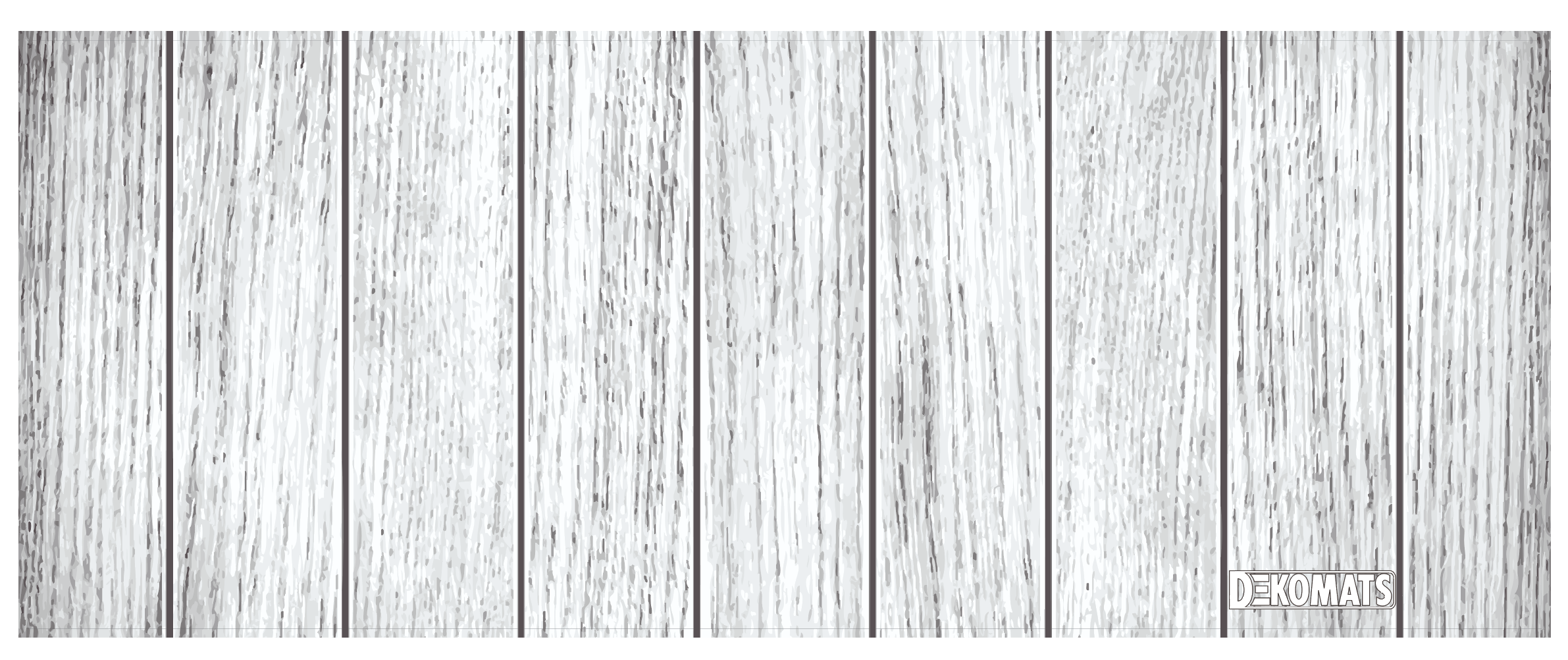 White Wood D5 Front and Rear Mats