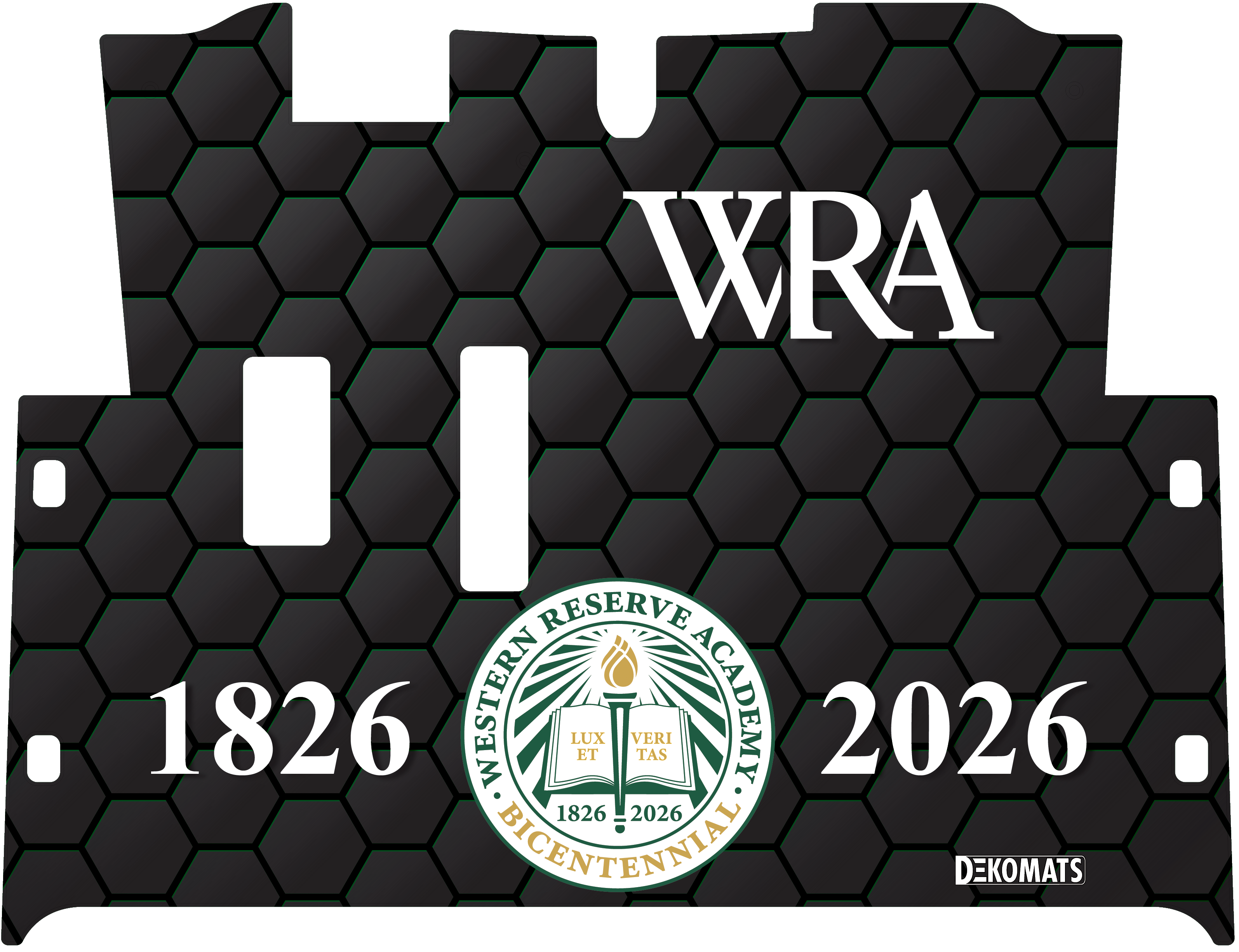 Custom Logo Mats Front & Rear Step