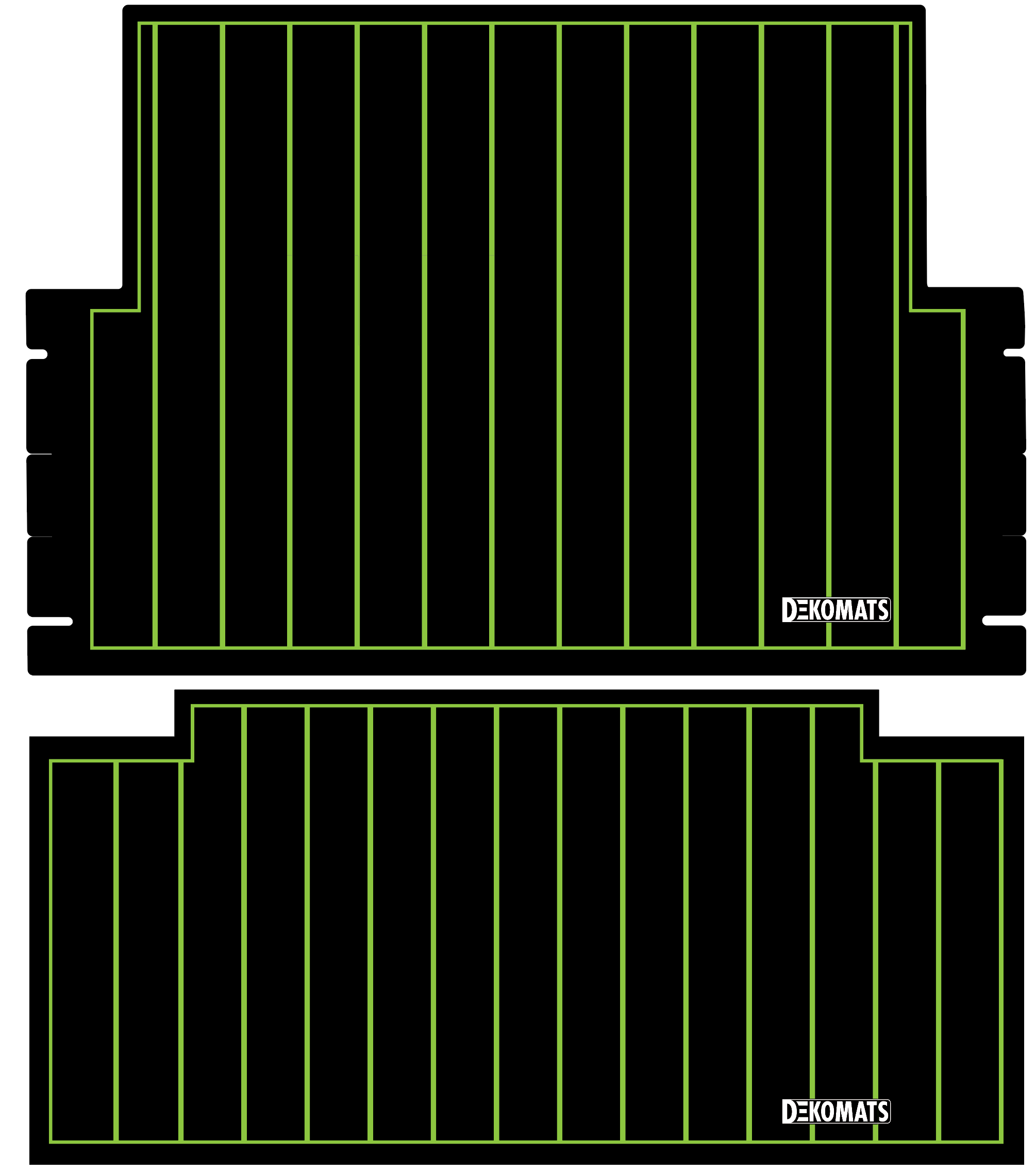 Custom Desing Mats First row, Second row & Rear Step