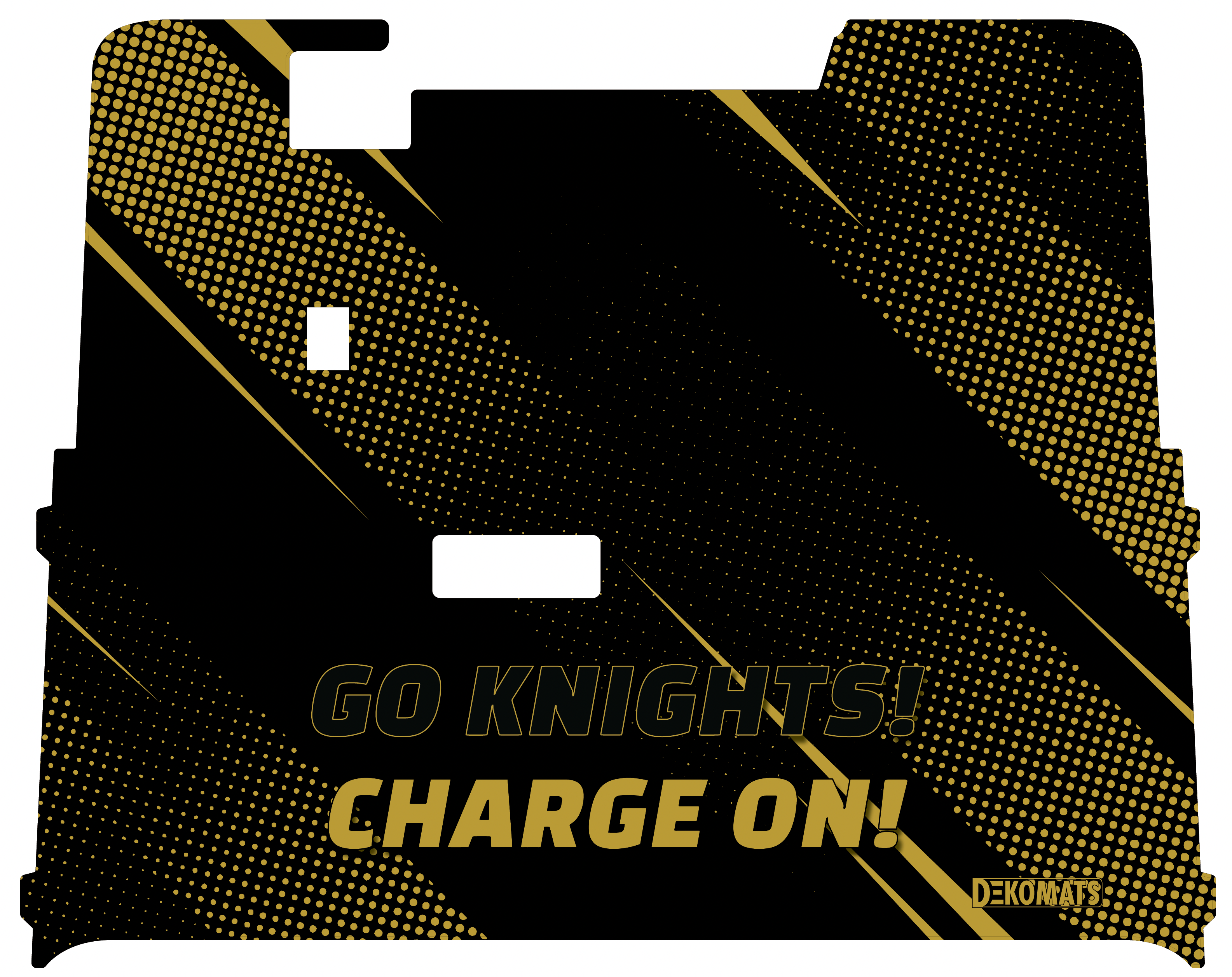 Custom Knights 2021 Valor Logo Mat