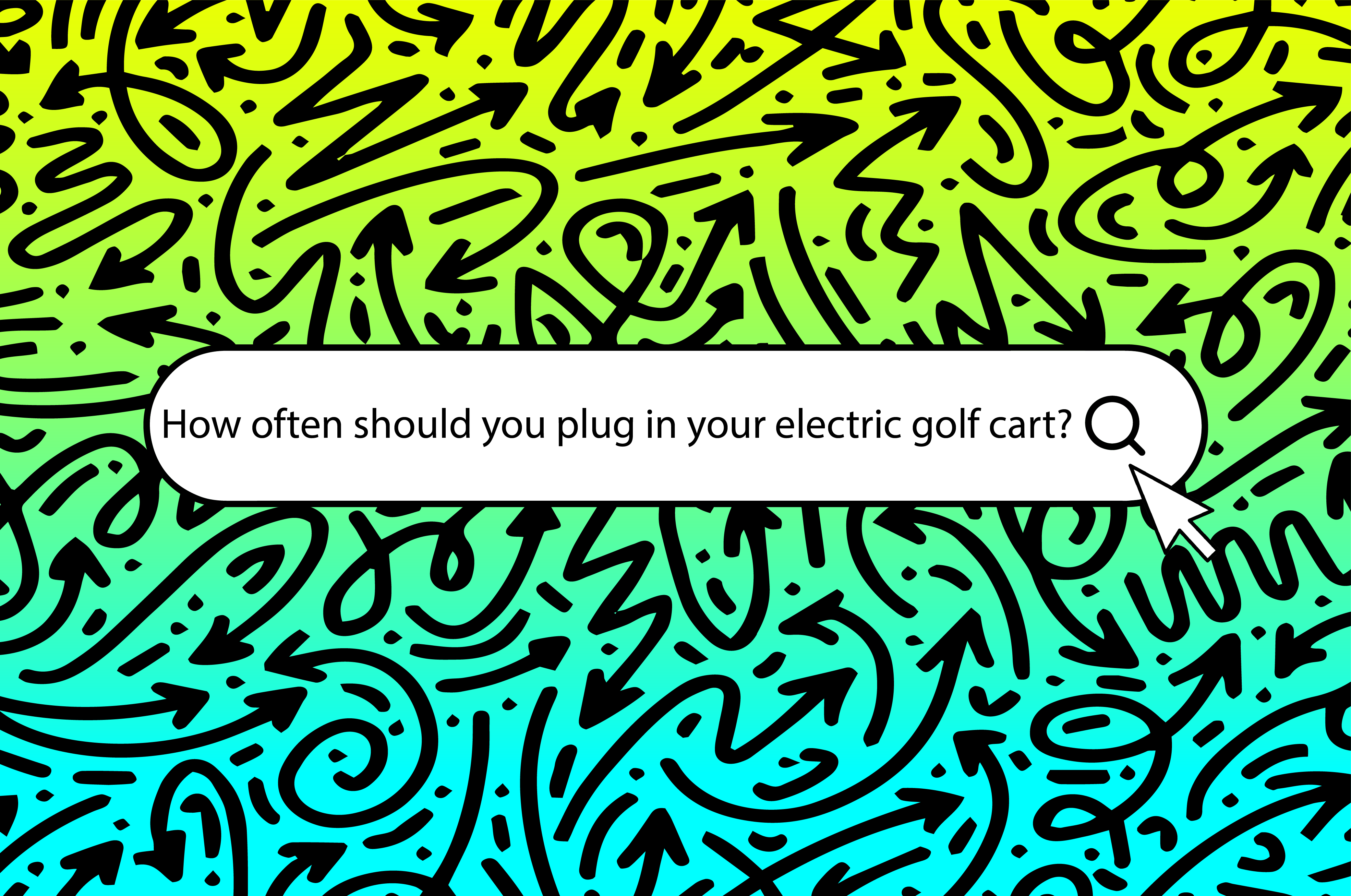 How often should you plug in your electric golf cart?