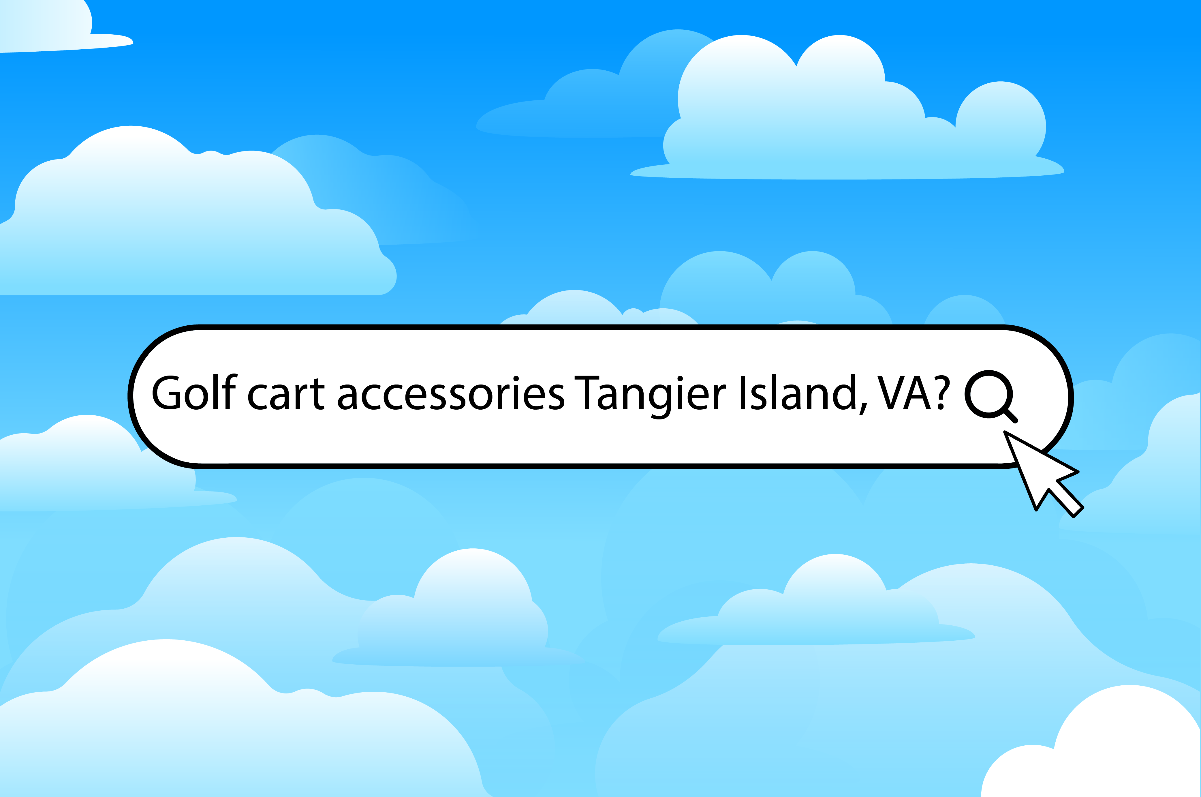 Three ways to find golf cart accessories in Tangier Island, VA