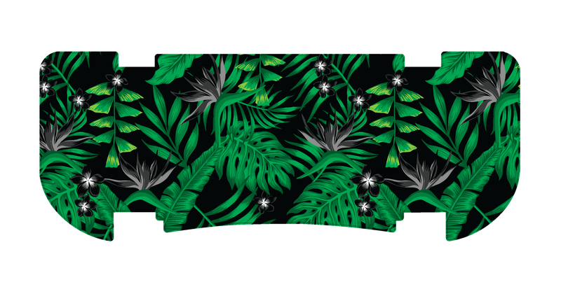 Green Hibiscus Paradise Rear Step Mat