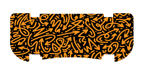 Orange Pen N' Paper Rear Step Mat
