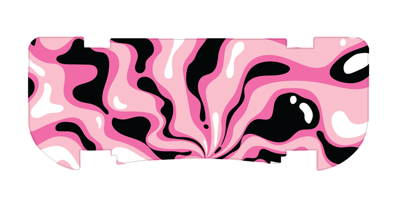 Pink Ripple Rear Step Mat
