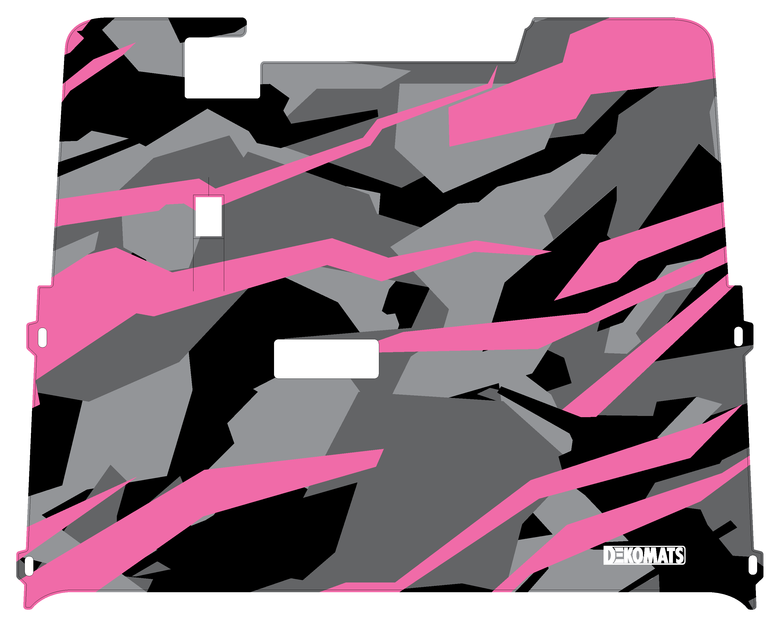 Pink Abstract Camo