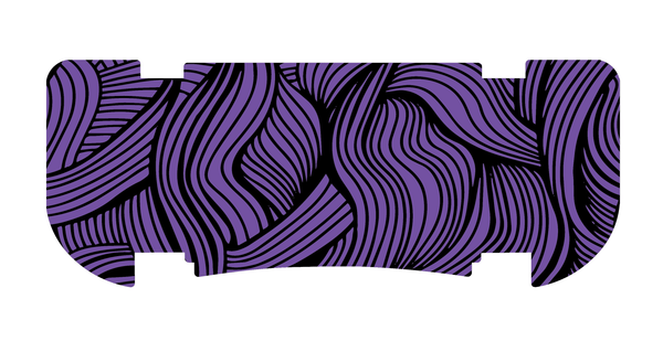 Purple Intertwined Rear Step Mat