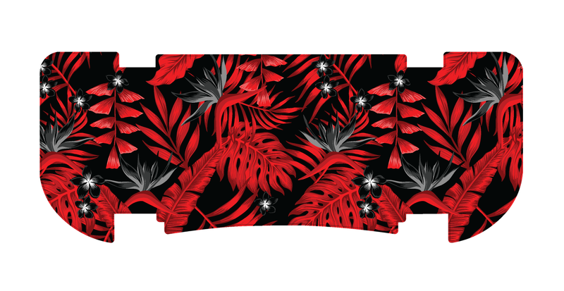 Red Hibiscus Paradise Rear Step Mat