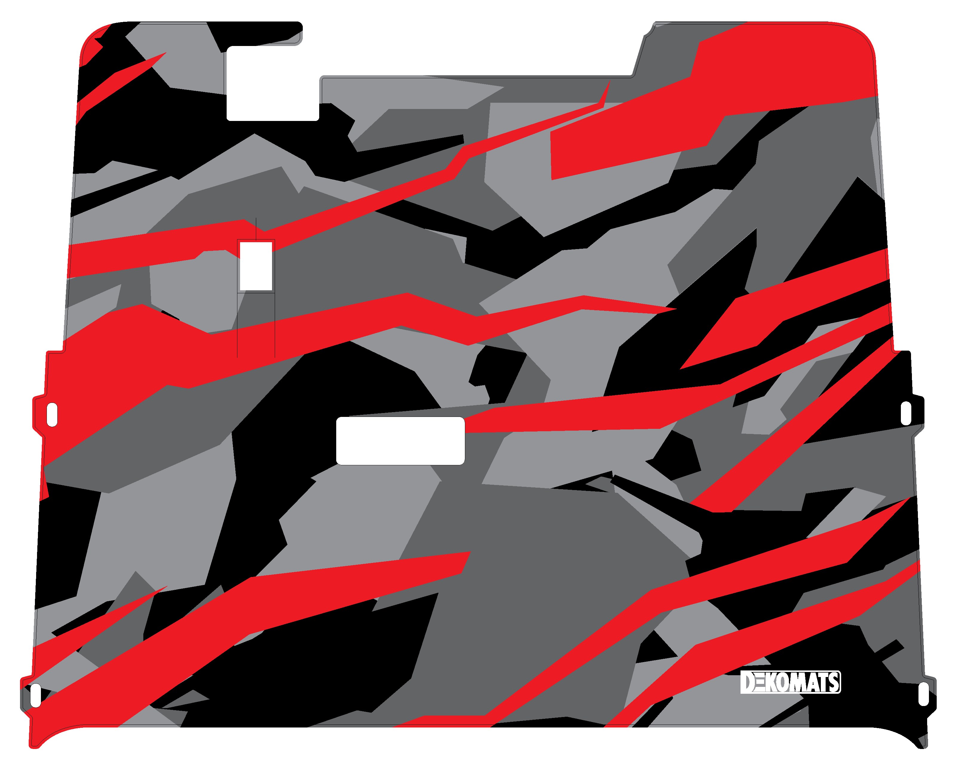 Red Abstract Camo