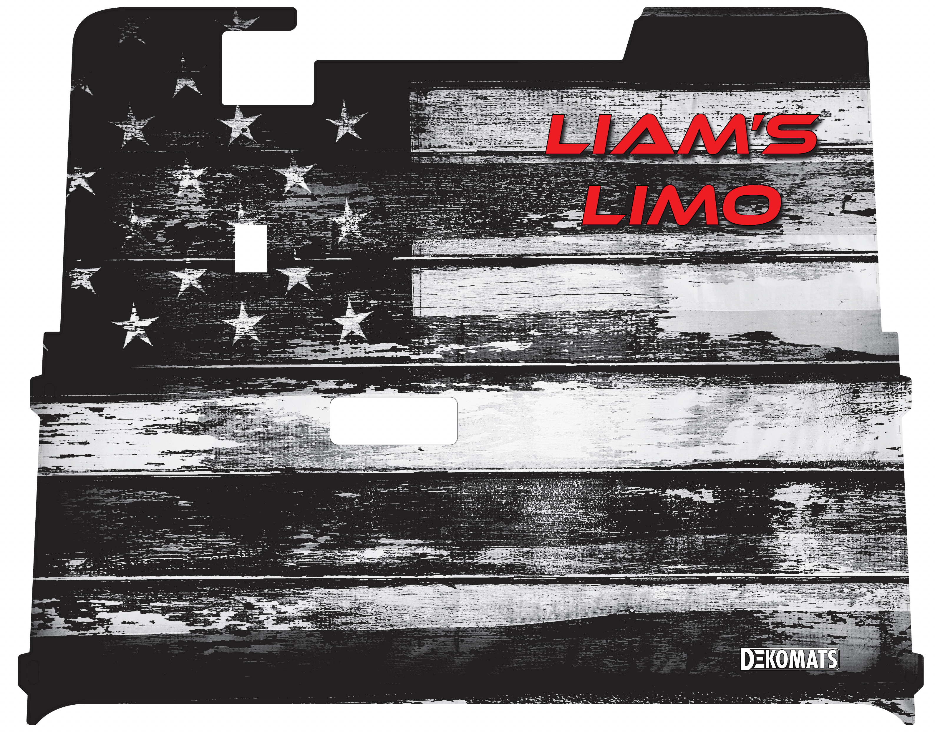 Custom Liam's Limo Front Mat