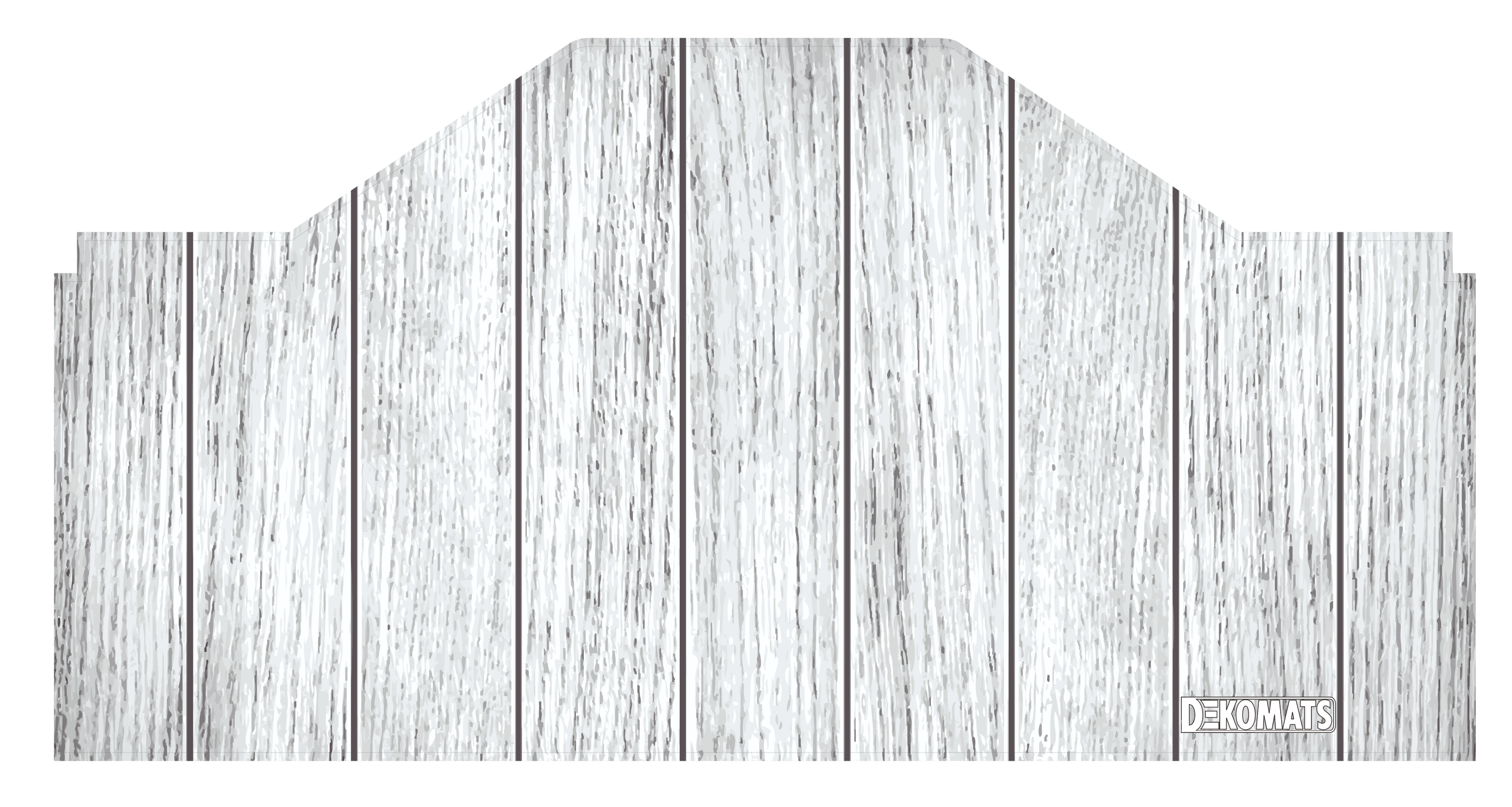 White Wood D5 Front and Rear Mats