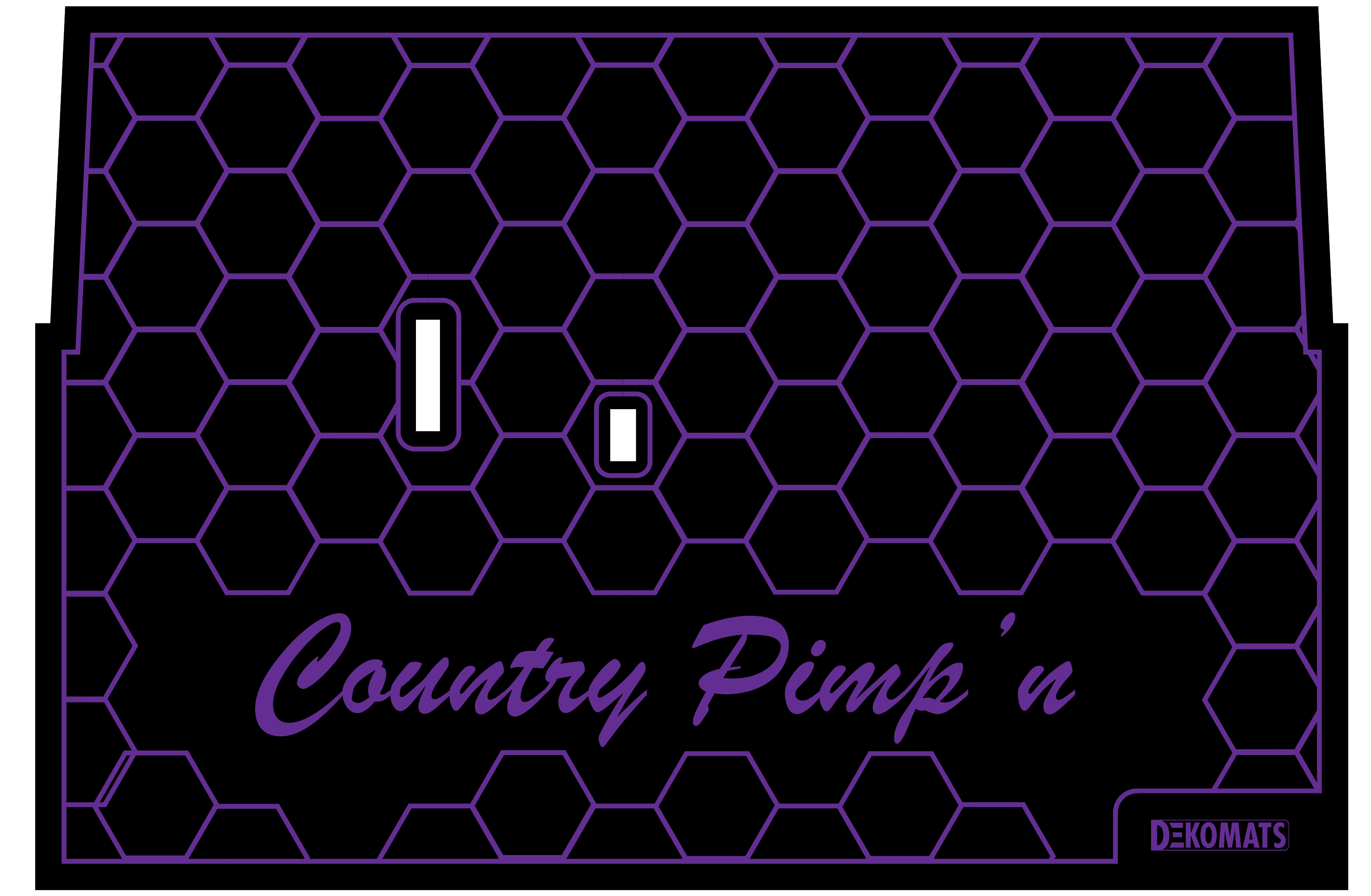 Custom Logo Mats Front & Rear Step