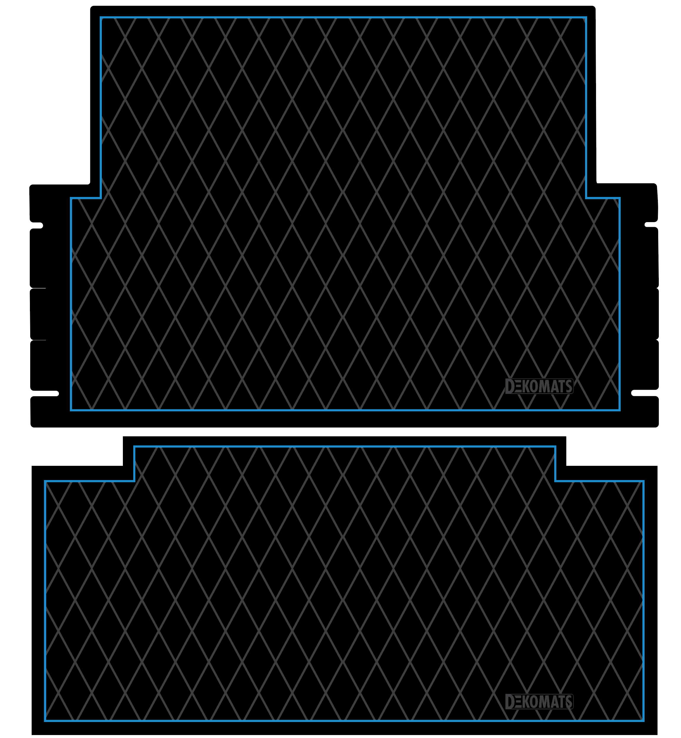 Custom Logo Mats First row, Second row & Rear Step
