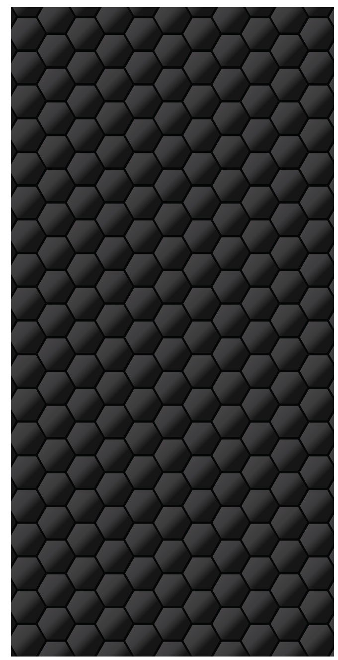 Black Hex - 71.5in by 35.5in sheet