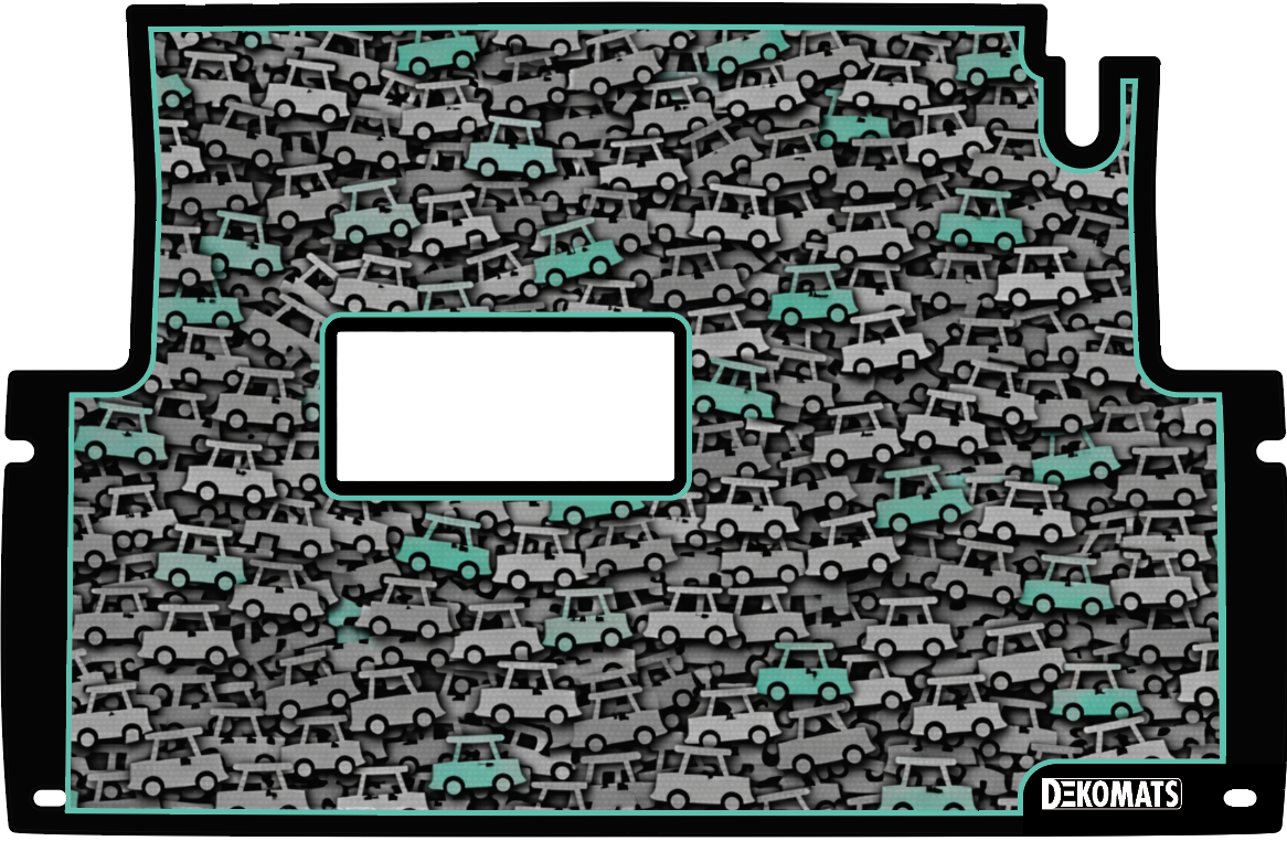 Custom Golf Carts Pattern Mat - CC Onward
