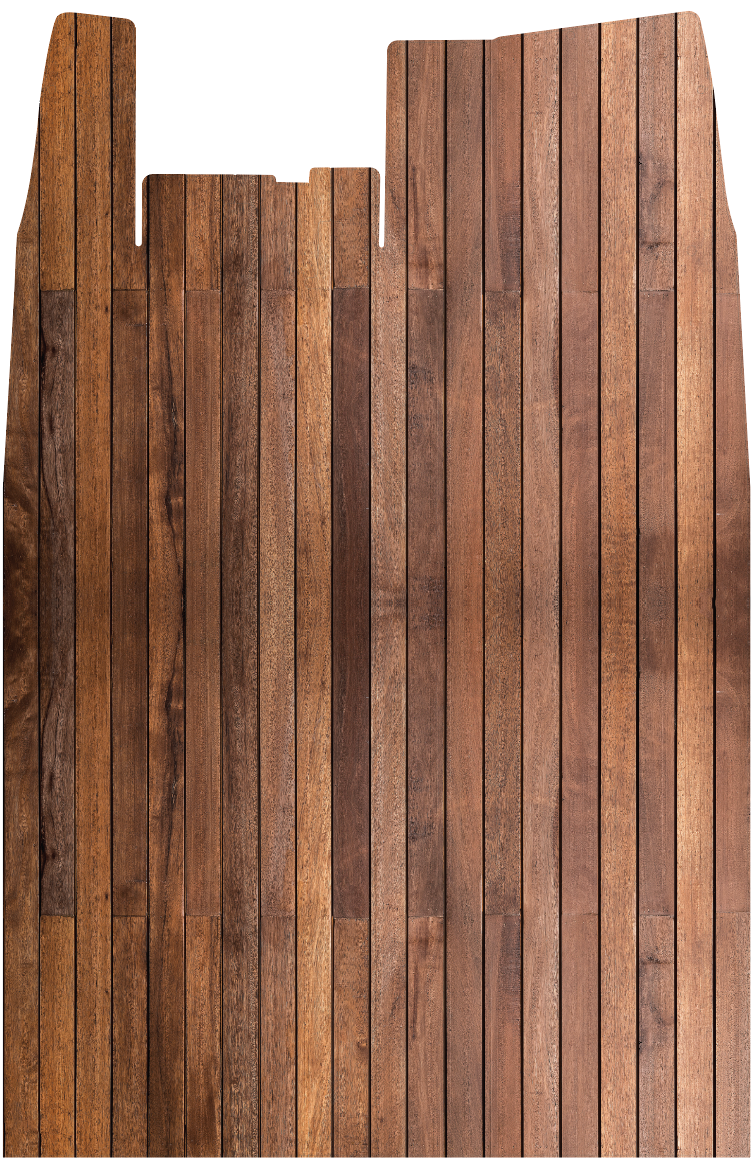 Custom Teak Wood - Extended Yamaha Drive 2- 67 inches