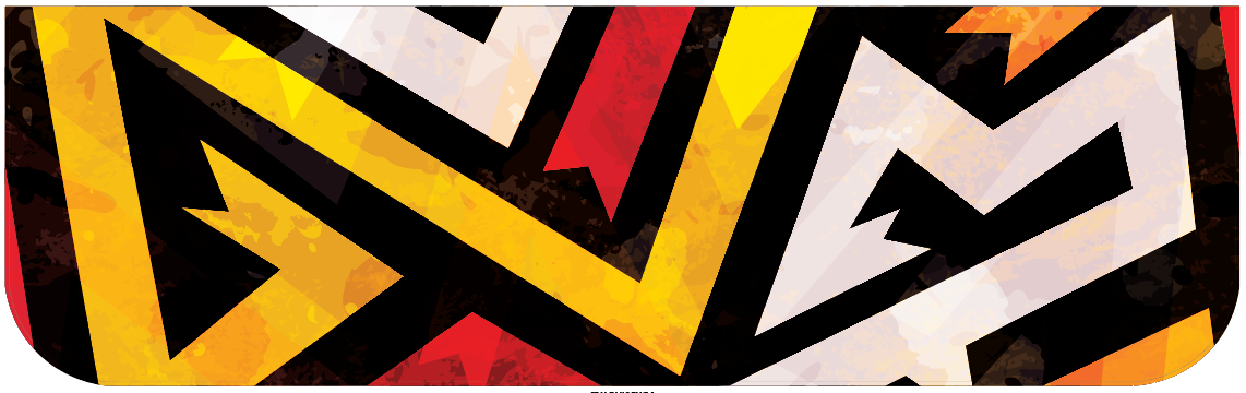 Custom Graffiti- Rear Step Mat - 41.25 by 12.75