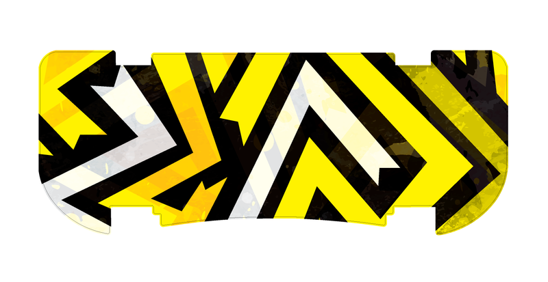 Yellow Graffiti Rear Step Mat
