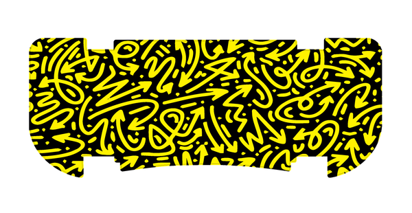 Yellow Pen N' Paper Rear Step Mat
